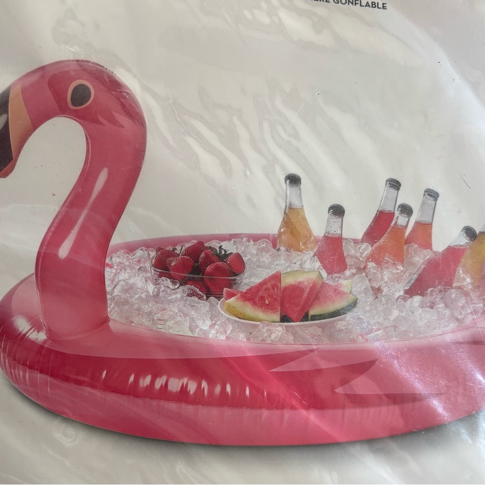 FLAMINGO INFLATABLE Food & Drink Server & Cooler